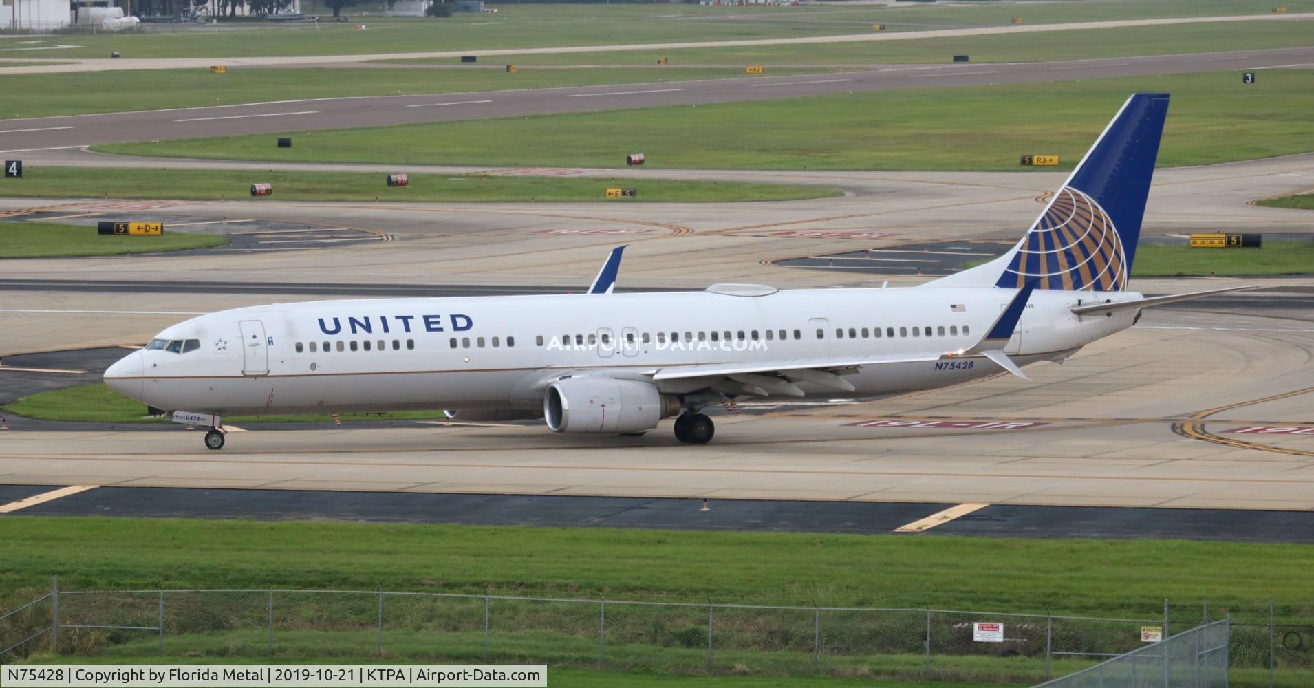 N75428, 2008 Boeing 737-924/ER C/N 31633, TPA spotting 2019