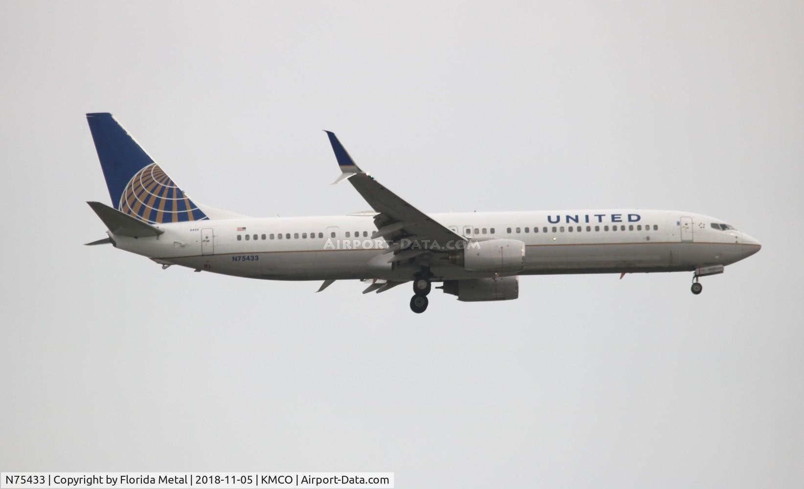 N75433, 2009 Boeing 737-924/ER C/N 33527, MCO spotting 2018
