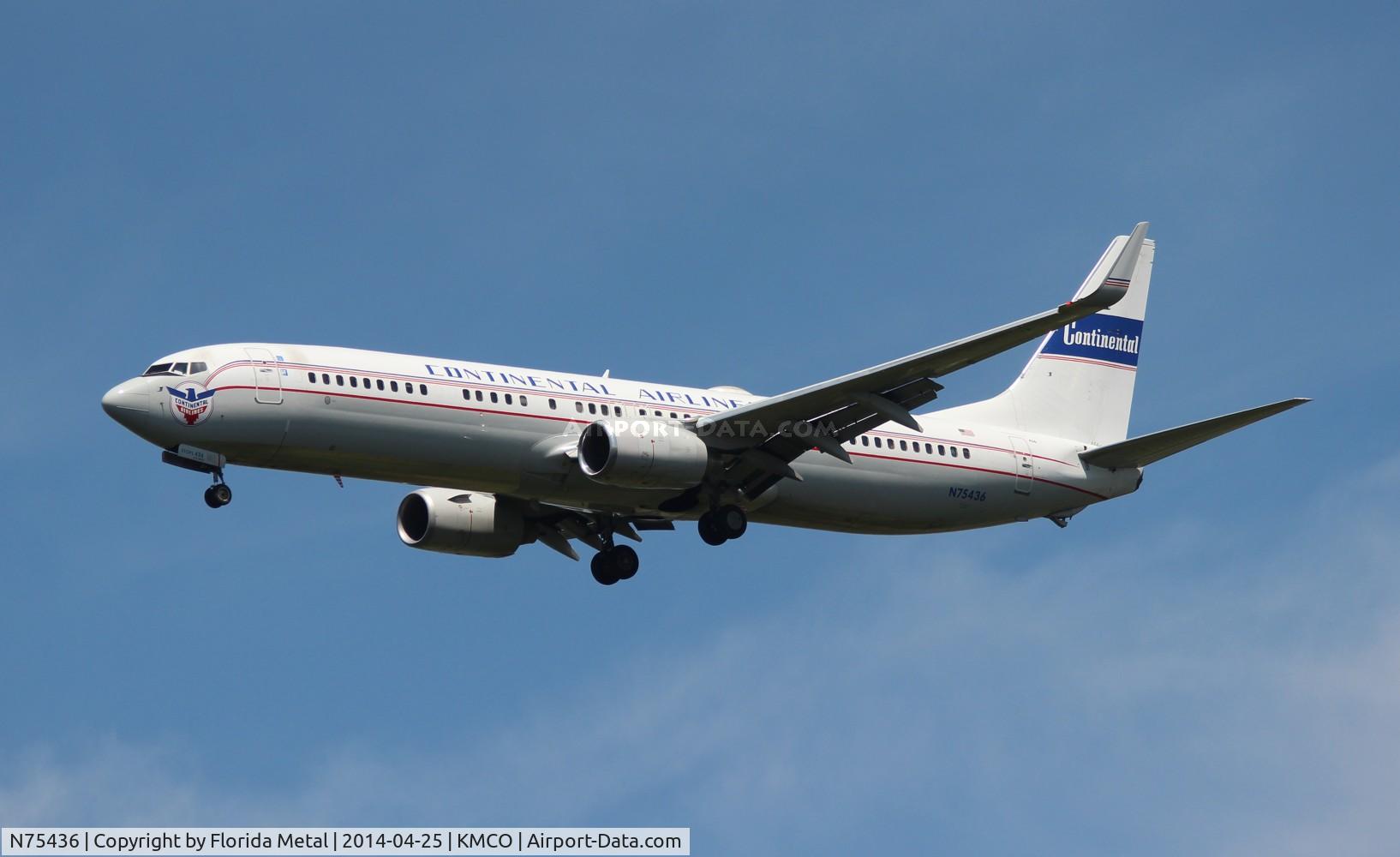 N75436, 2009 Boeing 737-924/ER C/N 33531, MCO spotting 2014