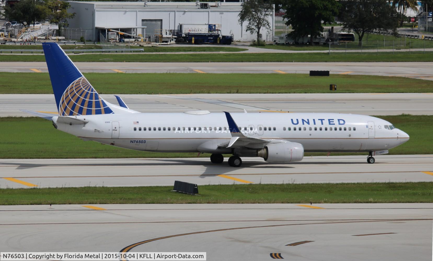 N76503, 2006 Boeing 737-824 C/N 33461, FLL spotting 2015