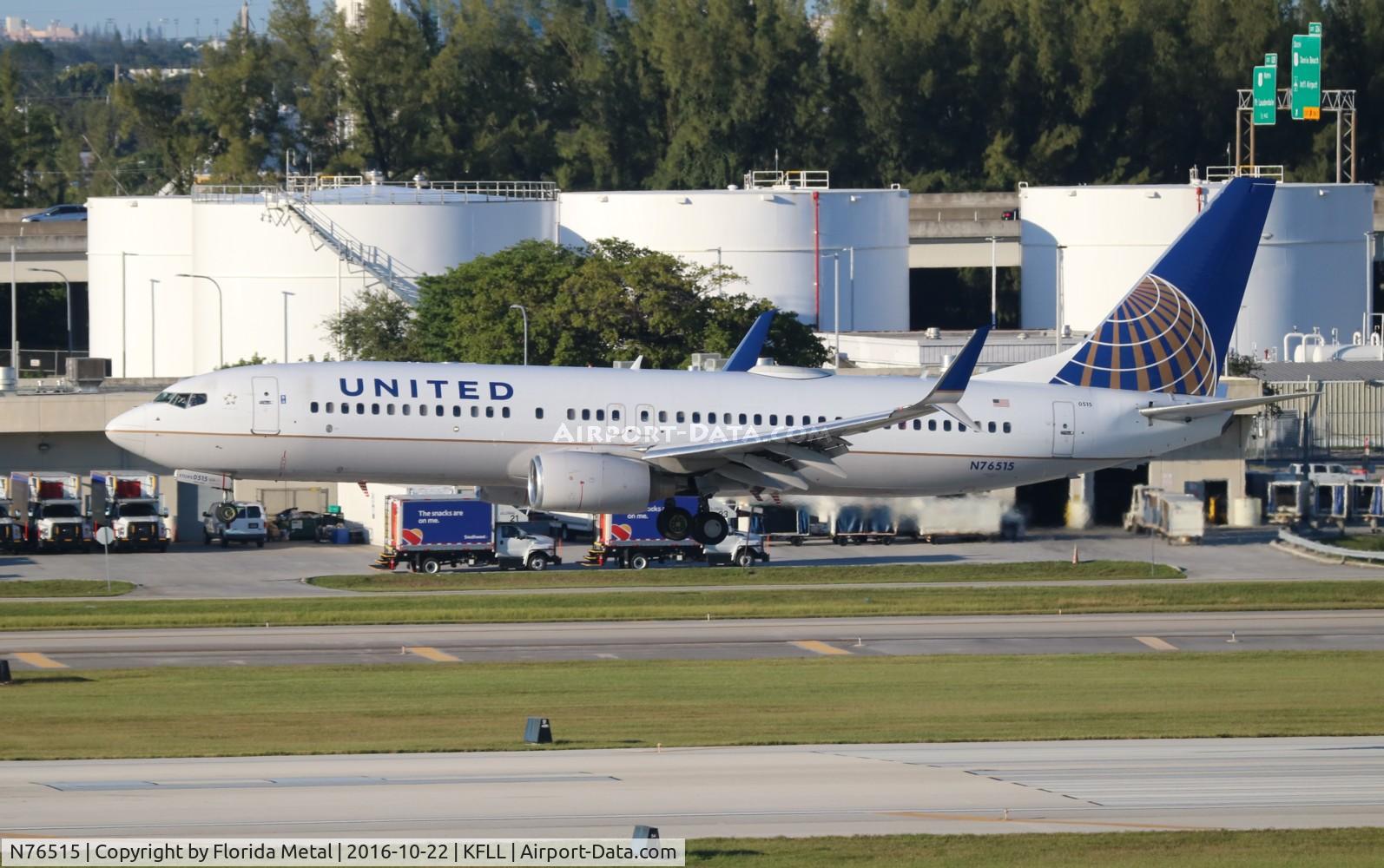 N76515, 2008 Boeing 737-824 C/N 31623, FLL Spotting 2016