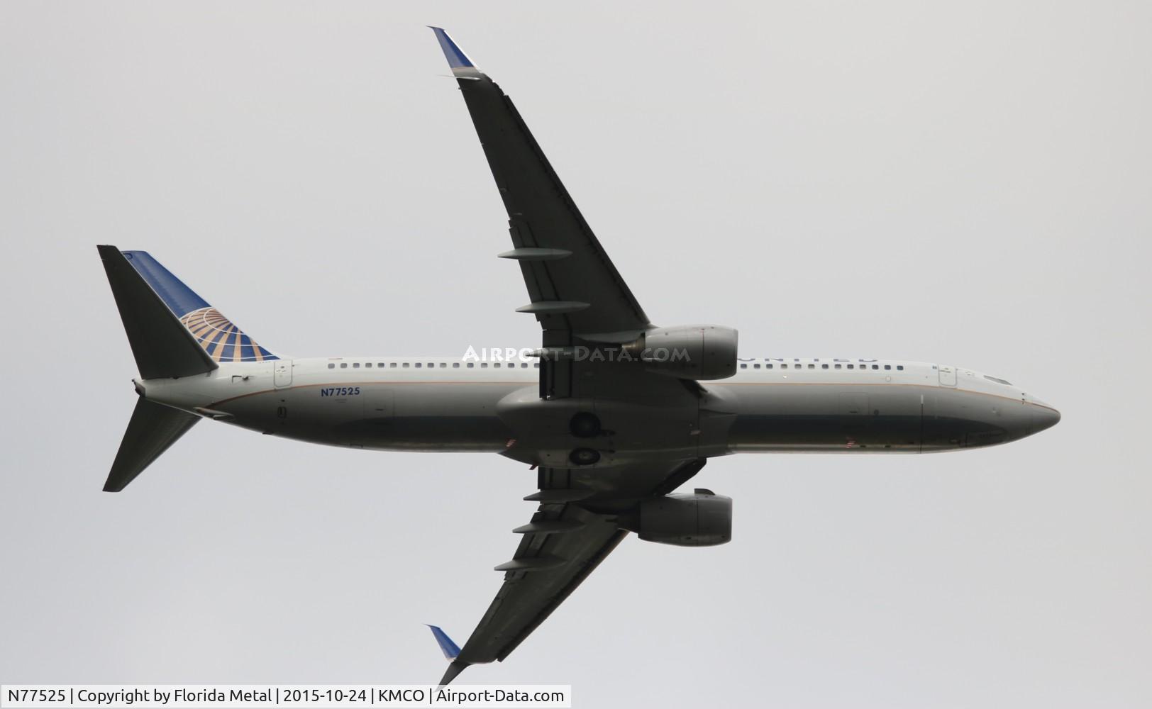 N77525, 2010 Boeing 737-824 C/N 31659, MCO spotting 2015