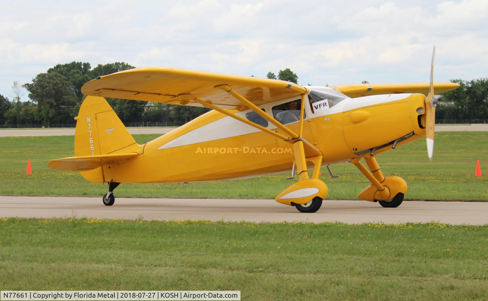 N77661, 1947 Fairchild 24R-46 C/N R46-361, EAA OSH 2018
