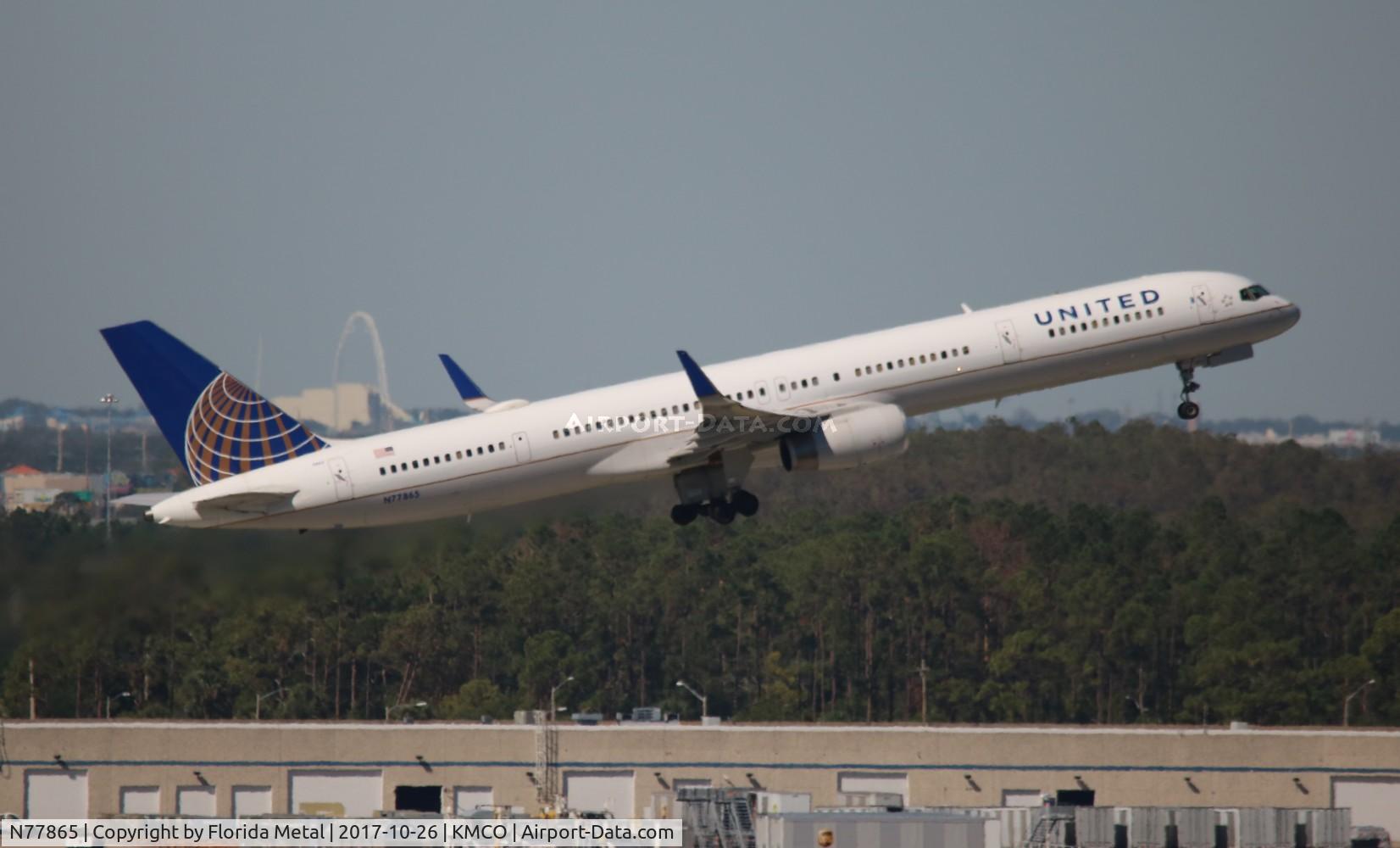 N77865, 2002 Boeing 757-33N C/N 32589, MCO spotting 2017