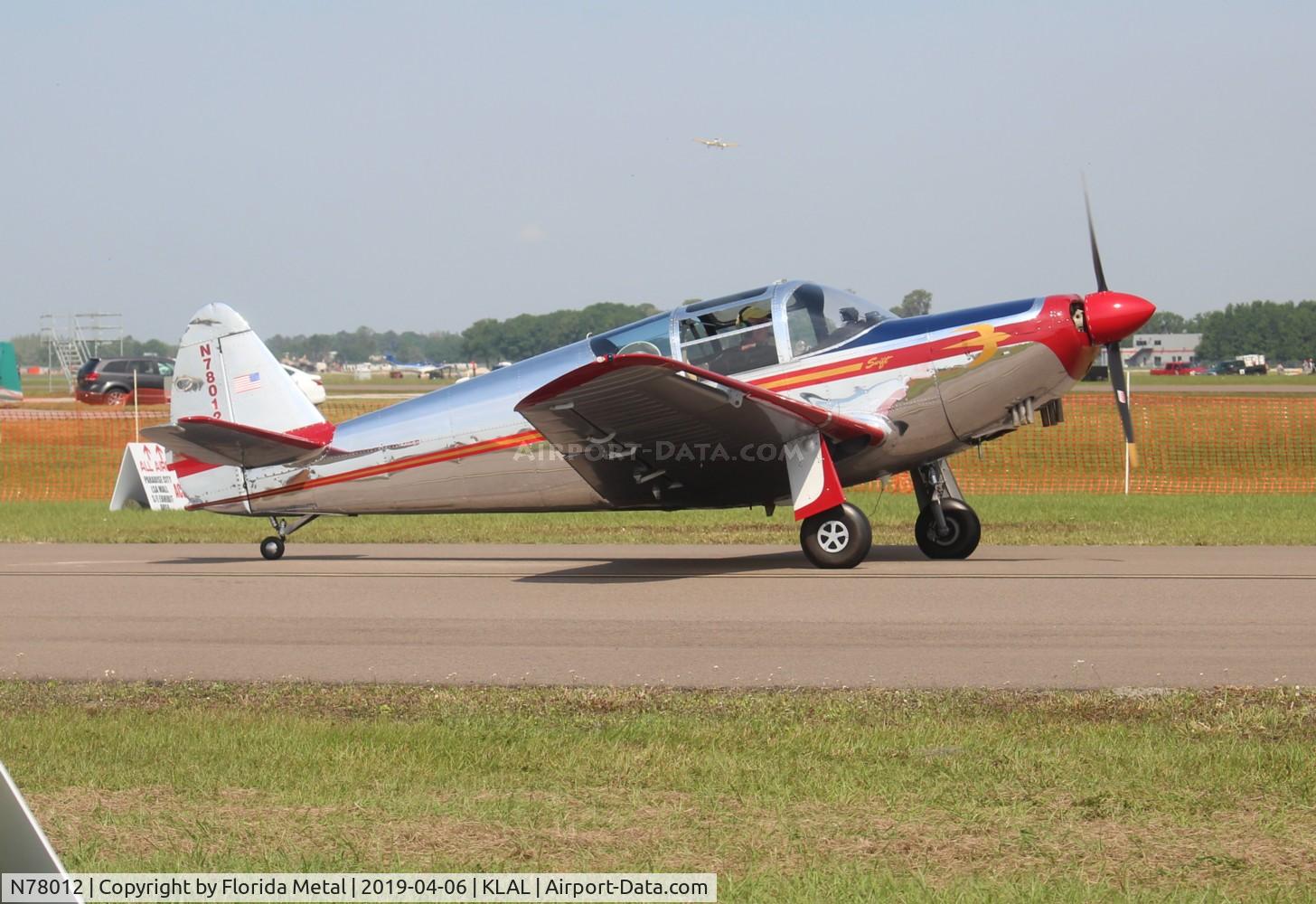 N78012, 1946 Globe GC-1B Swift C/N 2012, SNF LAL 2019