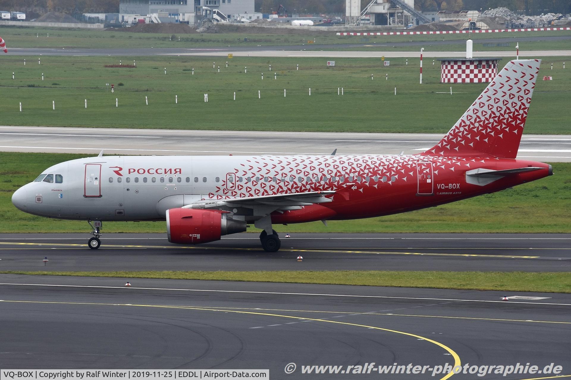 VQ-BOX, 2005 Airbus A319-111 C/N 2465, Airbus A319-111 - R4 Rossiya 'Izhevsk' - 2465 - VQ-BOX - 25.11.2019 - DUS
