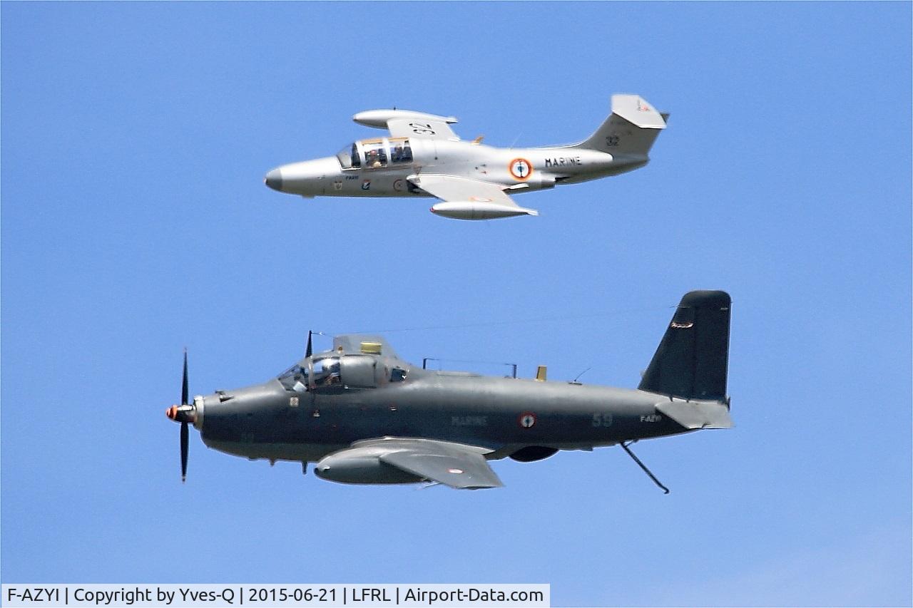 F-AZYI, 1959 Breguet Br.1050 Alize C/N 59, Breguet Br.1050 Alize, On display, Lanvéoc-Poulmic (LFRL) Open day 2015