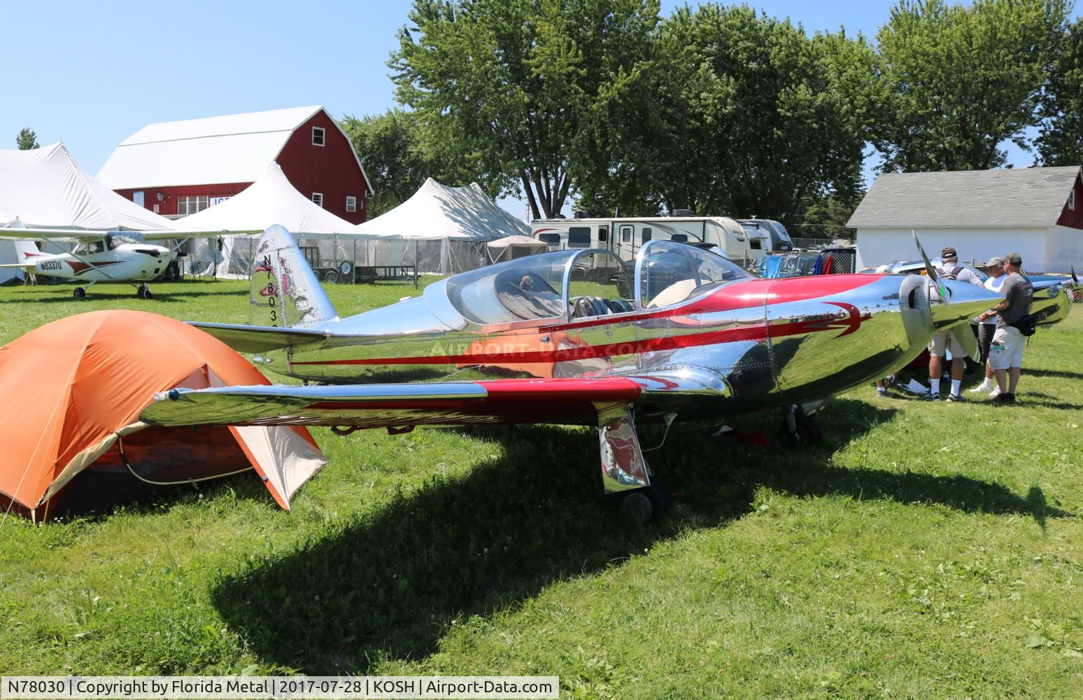 N78030, 1946 Globe GC-1B Swift C/N 2030, EAA OSH 2017