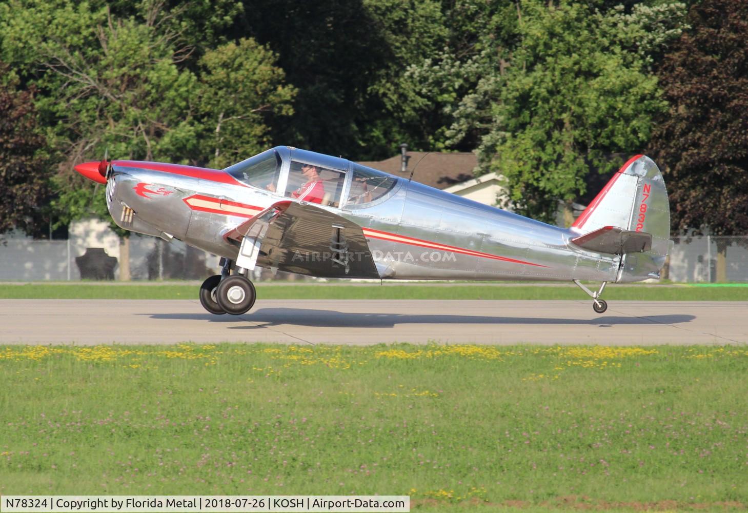 N78324, 1948 Globe GC-1B Swift C/N 2324, EAA OSH 2018