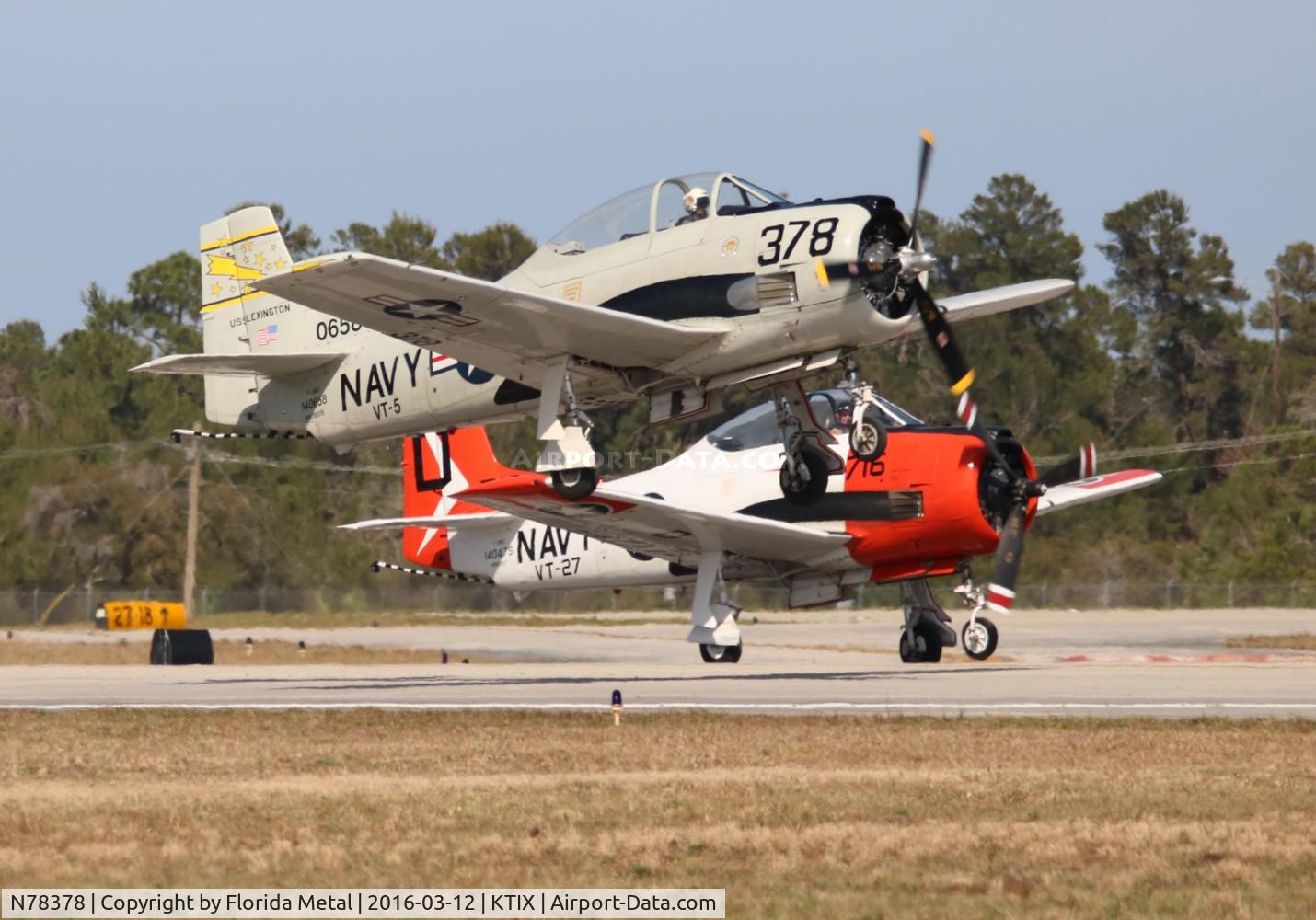 N78378, 1957 North American T-28C Trojan C/N 226-235 (140658), TICO 2016