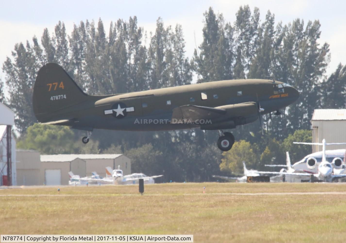 N78774, 1944 Curtiss C-46F Commando C/N 22597, Stuart 2017
