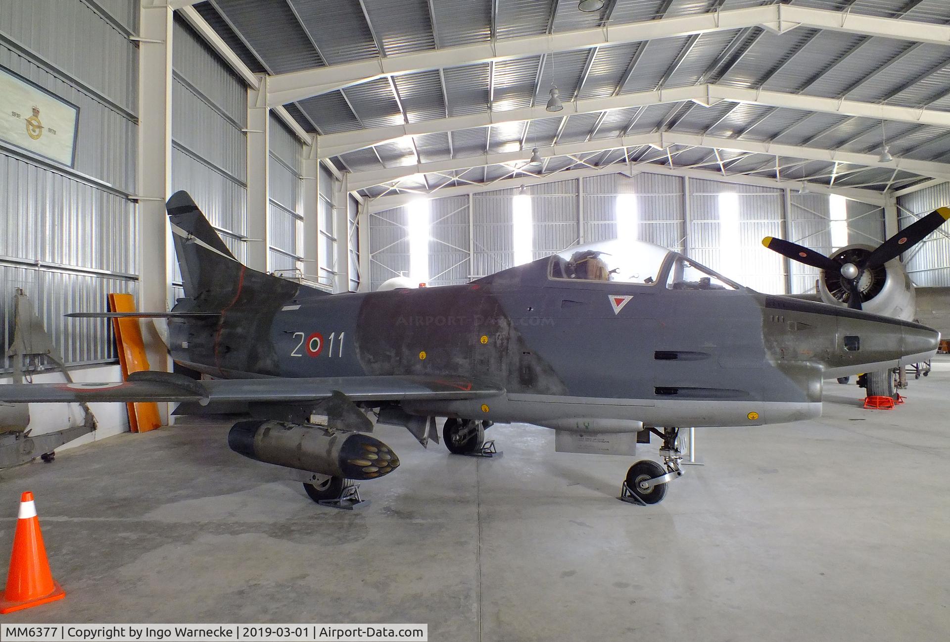 MM6377, Fiat G-91R/1B C/N 181, FIAT G.91R/1B at the Malta Aviation Museum, Ta' Qali