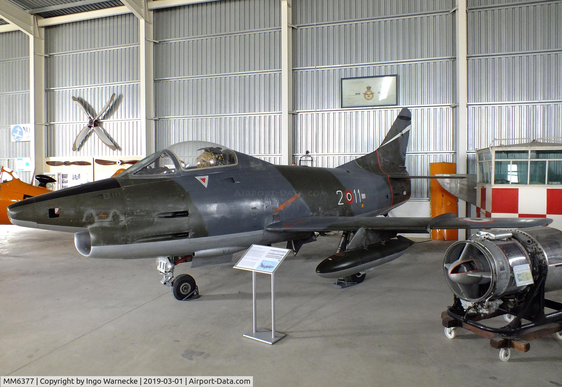 MM6377, Fiat G-91R/1B C/N 181, FIAT G.91R/1B at the Malta Aviation Museum, Ta' Qali