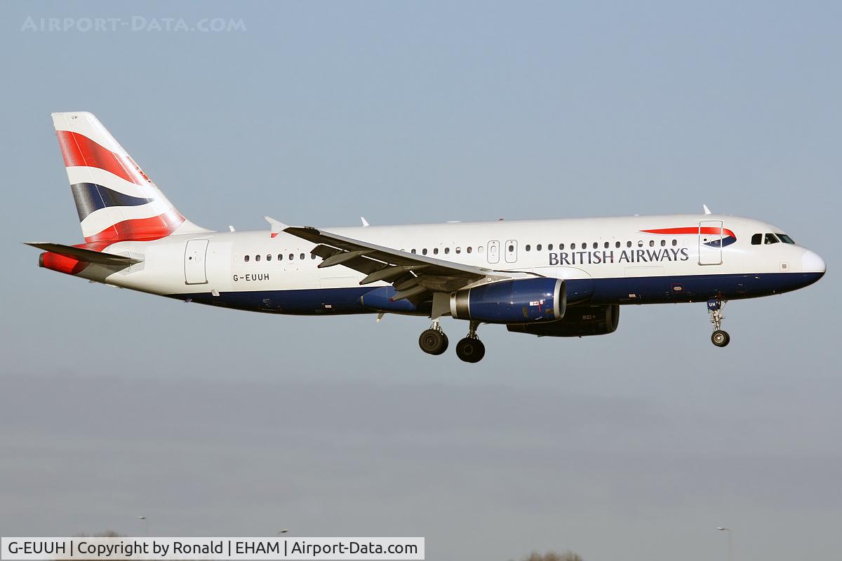 G-EUUH, 2002 Airbus A320-232 C/N 1665, at spl