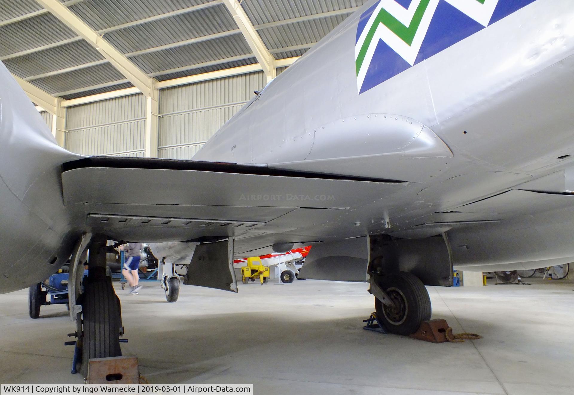 WK914, 1977 Gloster Meteor F.8 C/N AW.5220, Gloster Meteor F8, displayed as WF714 at the Malta Aviation Museum, Ta' Qali