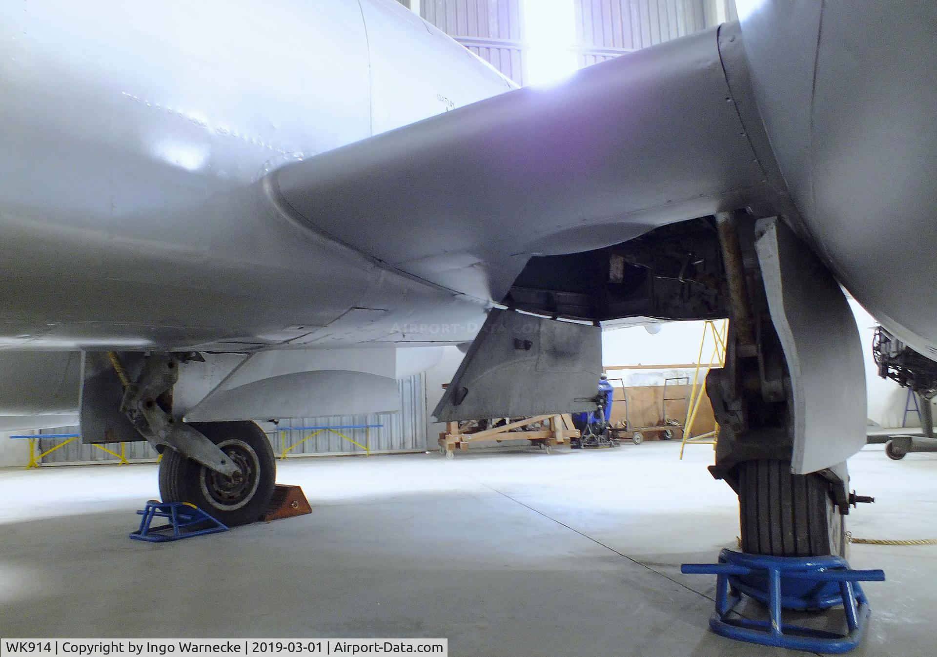 WK914, 1977 Gloster Meteor F.8 C/N AW.5220, Gloster Meteor F8, displayed as WF714 at the Malta Aviation Museum, Ta' Qali