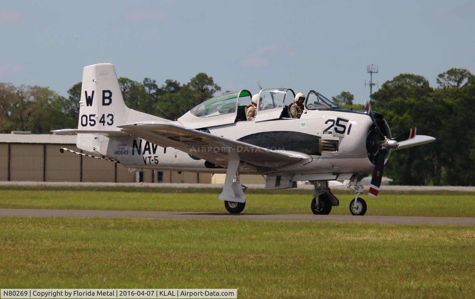 N80269, 1958 North American T-28C Trojan C/N 226-120 (140543), SNF LAL 2016