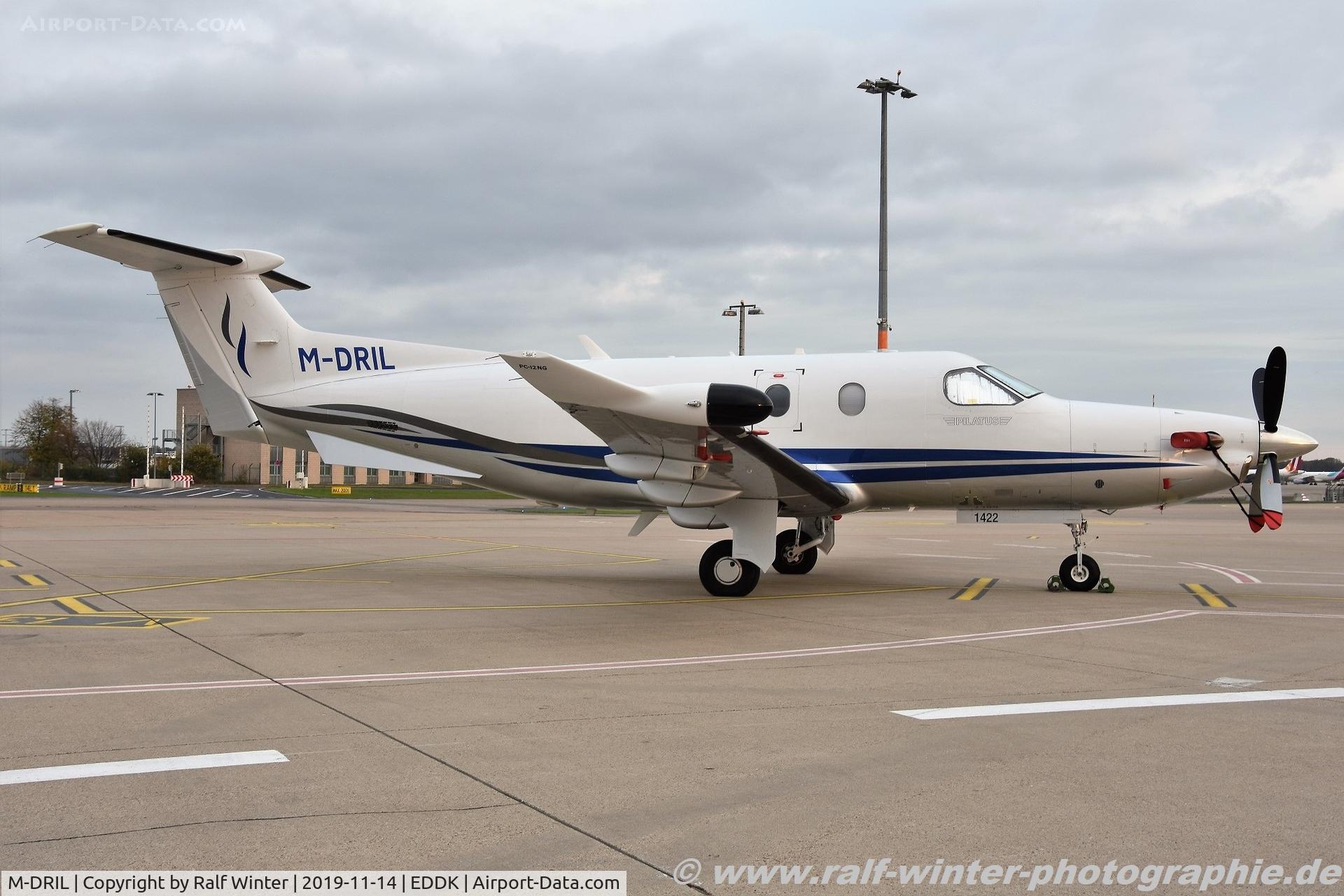 M-DRIL, 2013 Pilatus PC-12/47E C/N 1422, Pilatus PC-12-47E - MFLT Alpha Douglas IM - 1422 - M-DRIL - 14.11.2019 - CGN