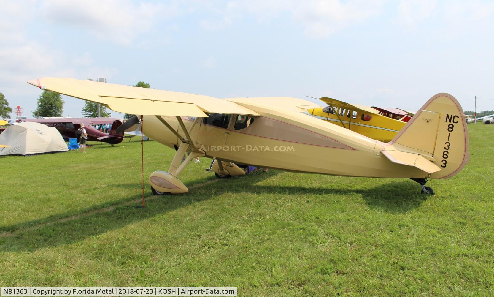 N81363, 1946 Fairchild 24R-46 C/N R46263, EAA OSH 2018