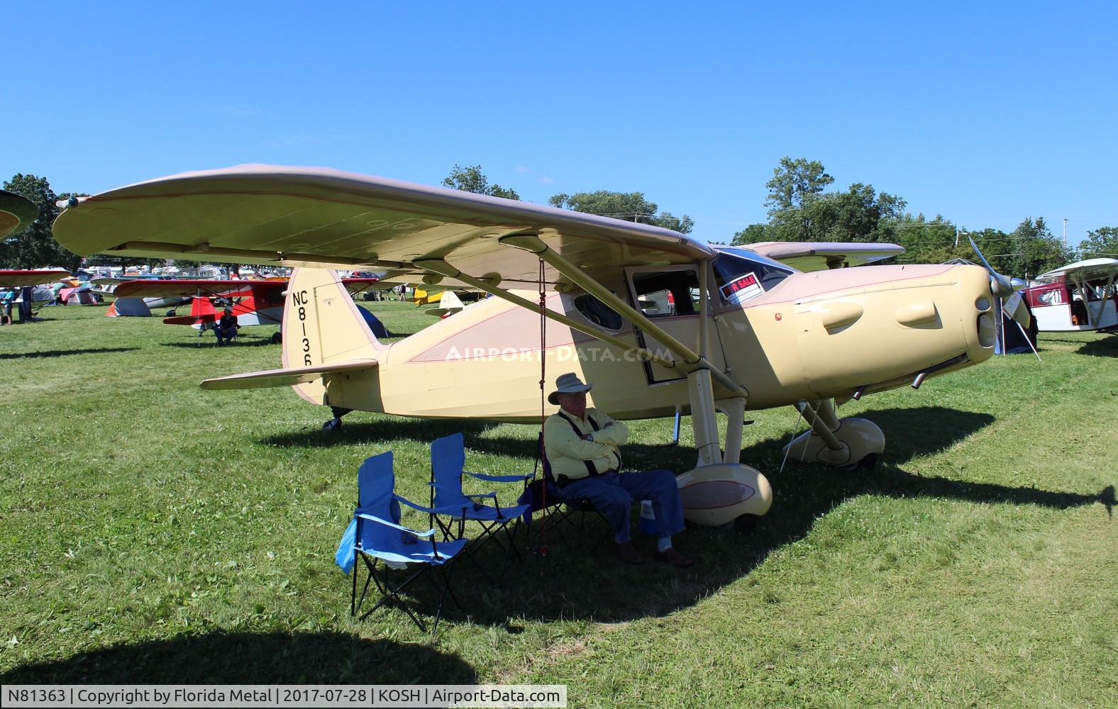 N81363, 1946 Fairchild 24R-46 C/N R46263, EAA OSH 2017