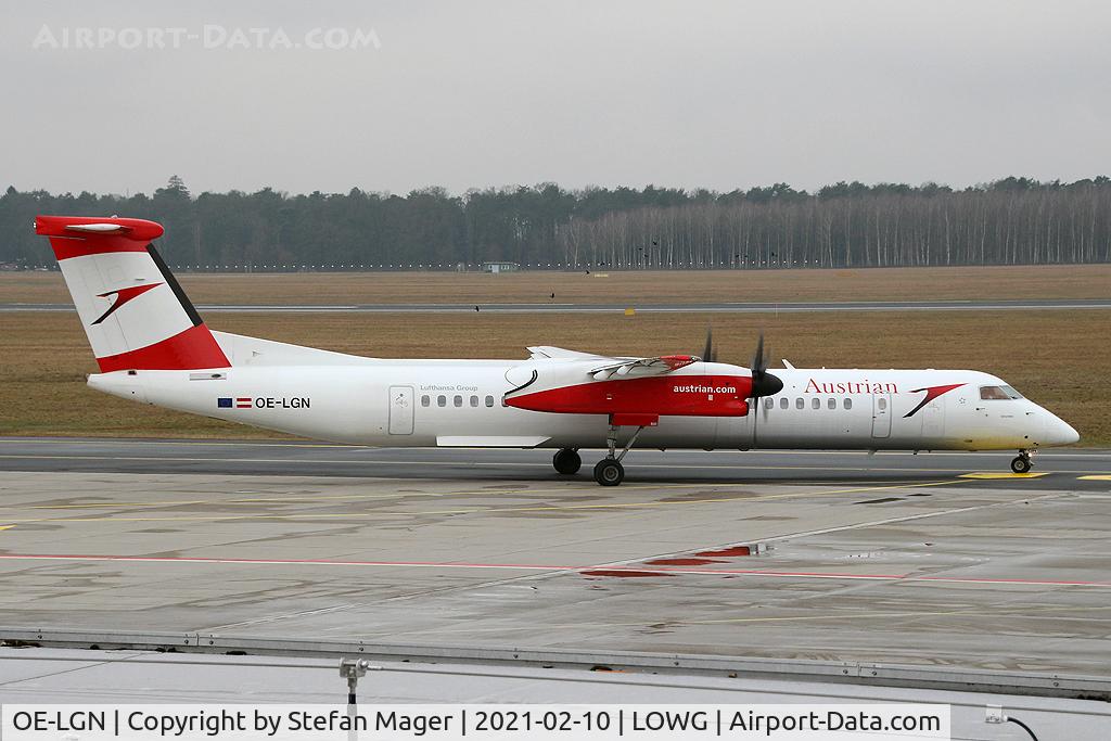 OE-LGN, 2010 De Havilland Canada DHC-8-402Q Dash 8 C/N 4326, Austrian Dash 8-400 @GRZ