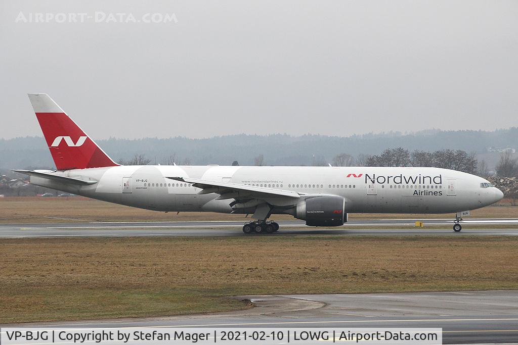 VP-BJG, 2006 Boeing 777-2Q8/ER C/N 32718, Nordwind Airlines B777-200ER @GRZ