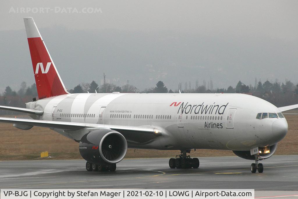 VP-BJG, 2006 Boeing 777-2Q8/ER C/N 32718, Nordwind Airlines B777-200ER @GRZ