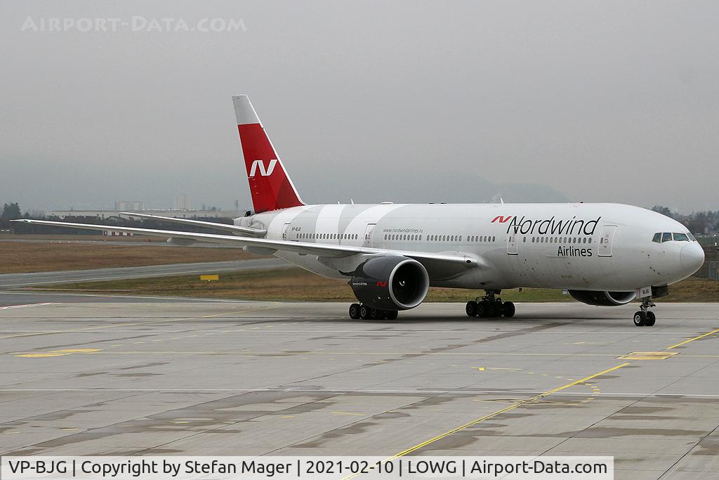 VP-BJG, 2006 Boeing 777-2Q8/ER C/N 32718, Nordwind Airlines B777-200ER @GRZ