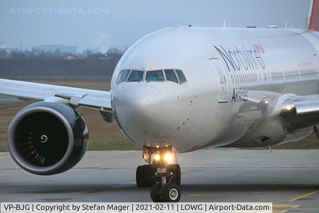 VP-BJG, 2006 Boeing 777-2Q8/ER C/N 32718, Nordwind Airlines B777-200ER @GRZ