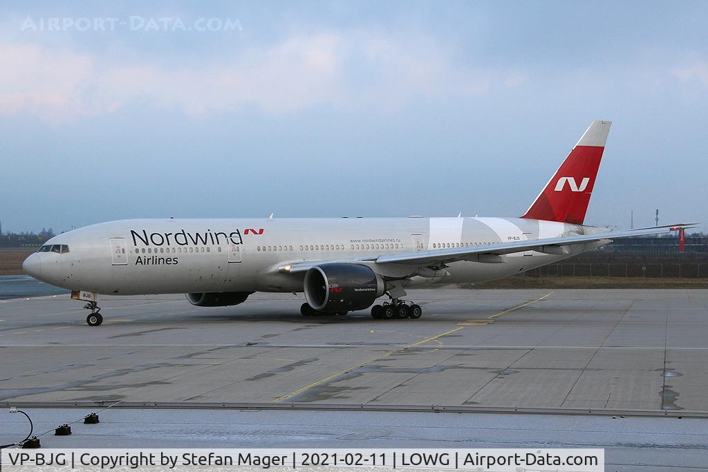 VP-BJG, 2006 Boeing 777-2Q8/ER C/N 32718, Nordwind Airlines B777-200ER @GRZ