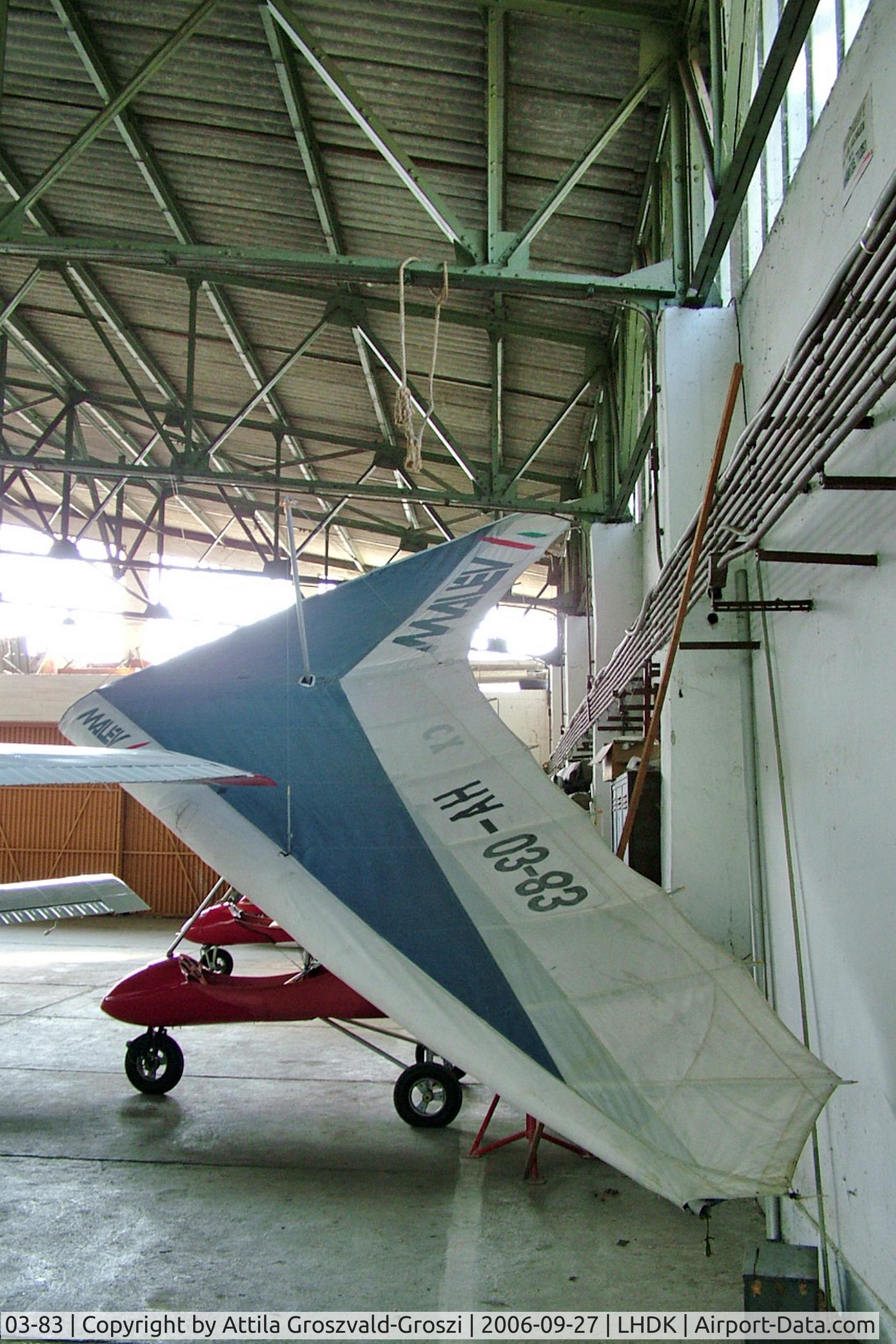 03-83, 2003 Halley Apollo Racer GT C/N MZ 83/03, LHDK - Dunakeszi Airport, Hungary