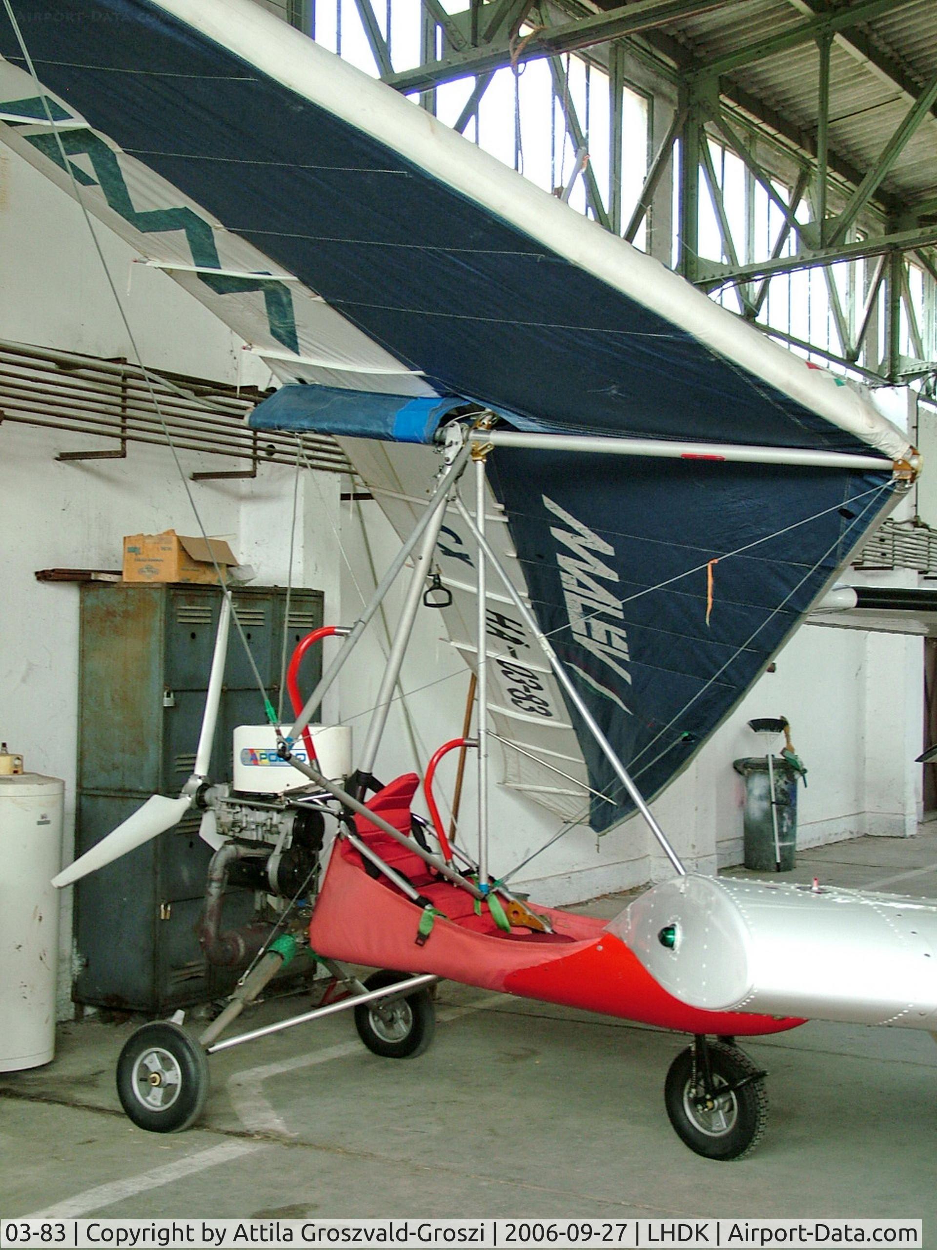03-83, 2003 Halley Apollo Racer GT C/N MZ 83/03, LHDK - Dunakeszi Airport, Hungary