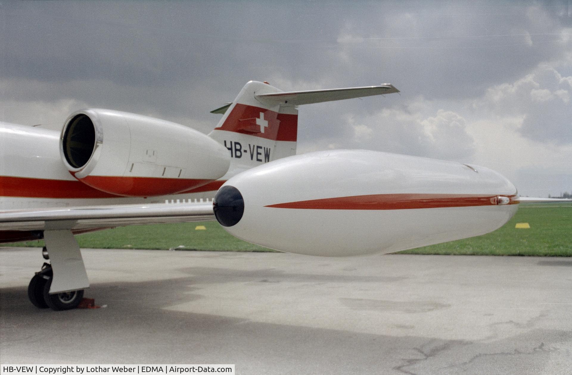 HB-VEW, 1976 Gates Learjet 35A C/N 088, Augsburg Airport Germany