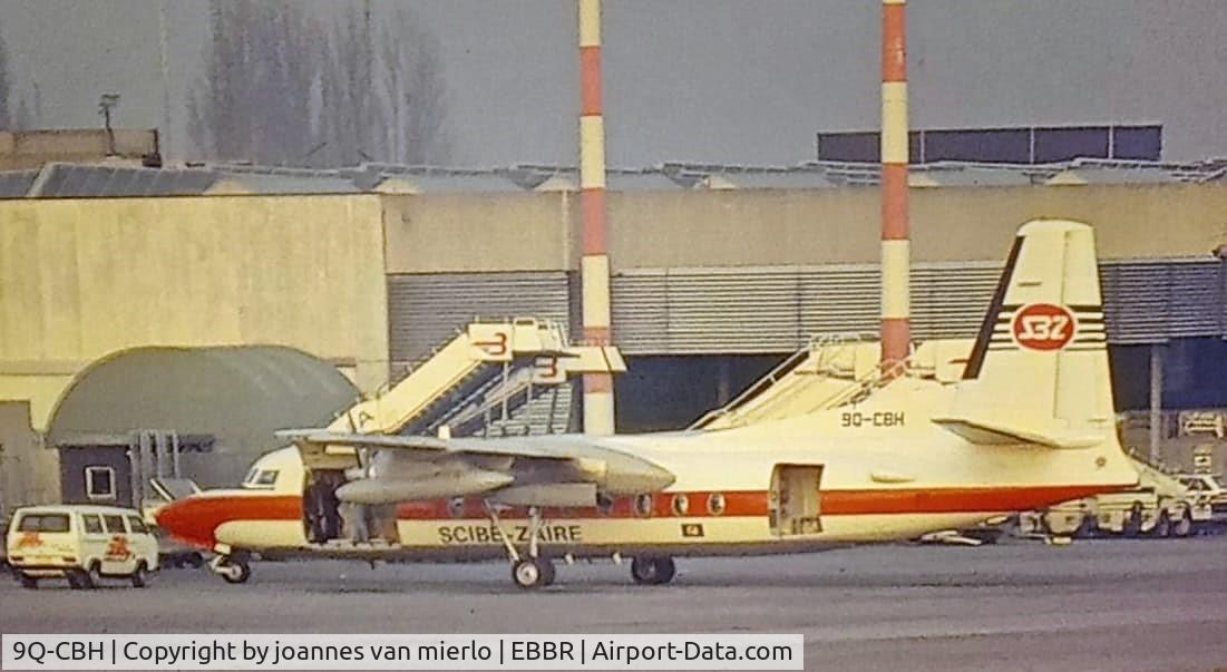 9Q-CBH, 1983 Fokker F-27-400M Friendship C/N 10649, Brucargo 90s scan from slide