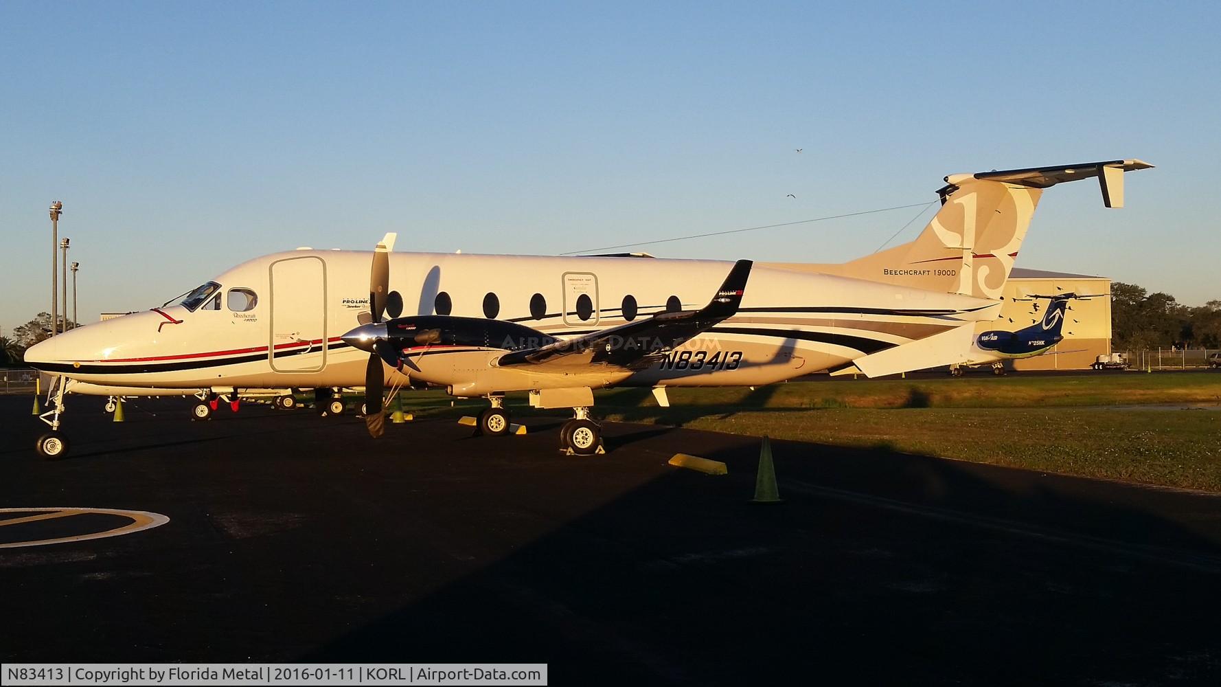 N83413, 1992 Beech 1900D C/N UE-25, ORL spotting 2016