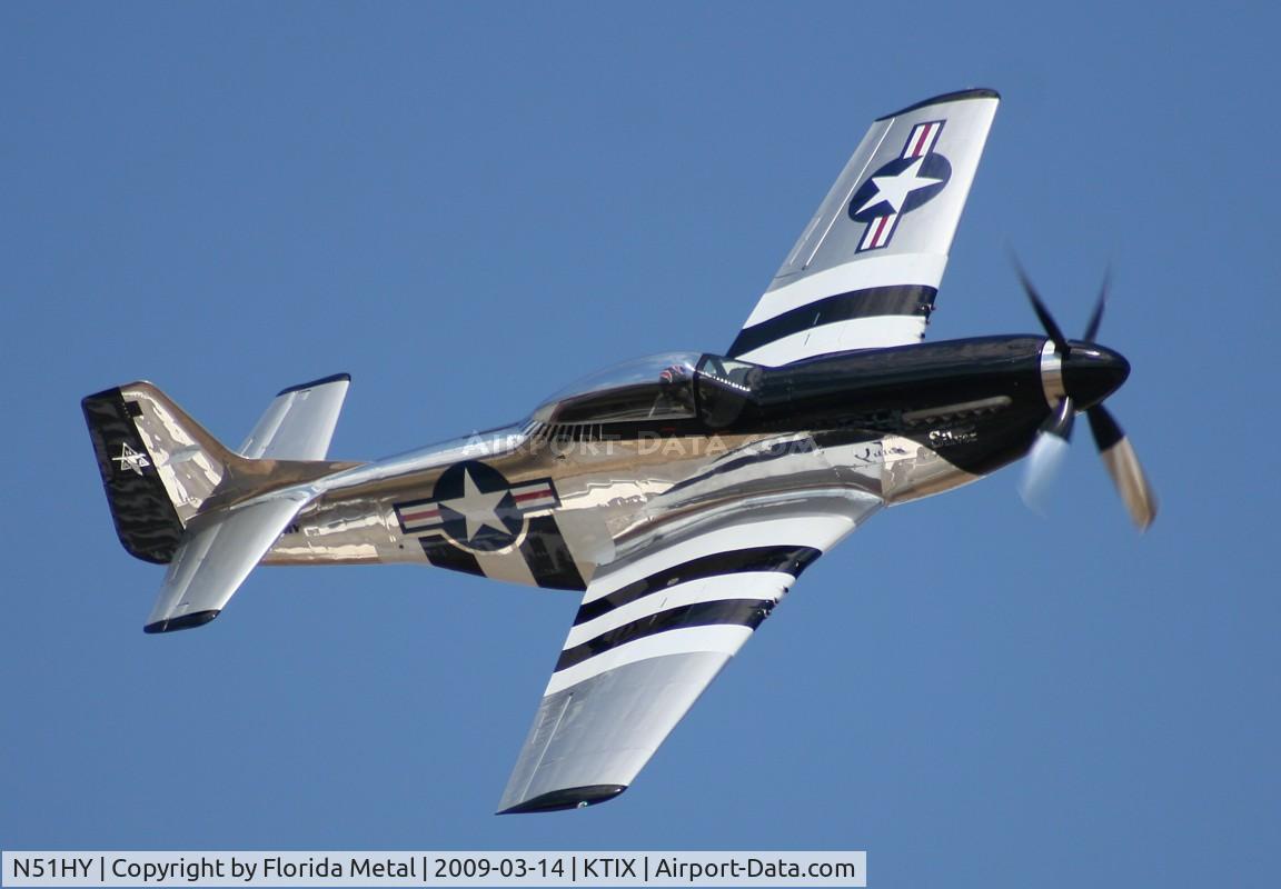 N51HY, 1944 North American P-51D Mustang C/N 124-48192, TICO 2009