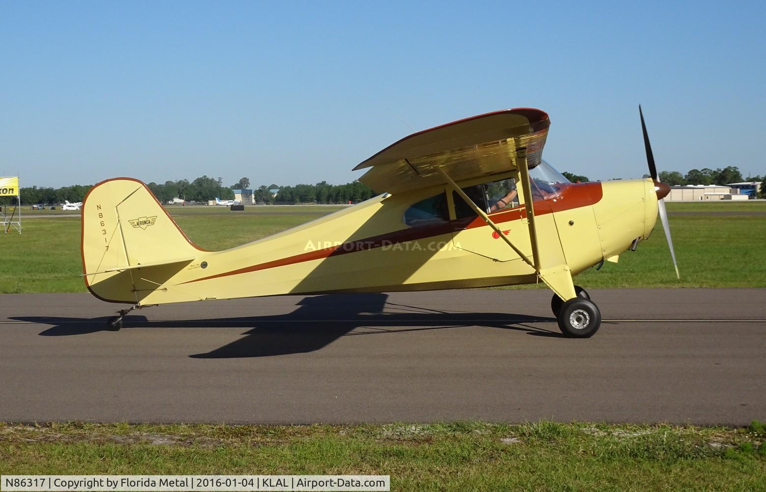 N86317, 1946 Aeronca 11AC Chief C/N 11AC-124, SNF LAL 2017