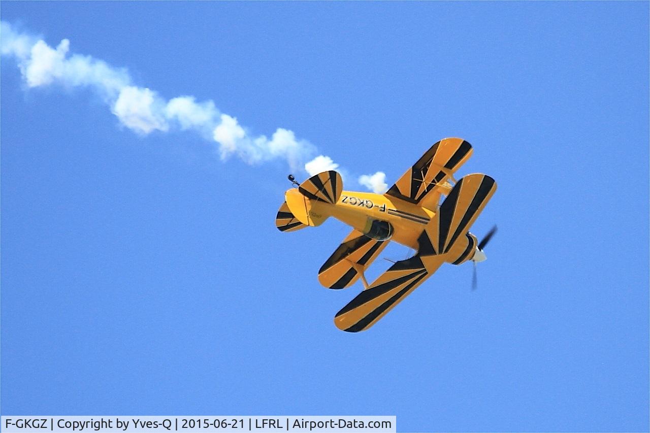 F-GKGZ, 1977 Pitts S-2A Special C/N 2149, Pitts S-2A Special, On display, Lanvéoc-Poulmic (LFRL) Open day in june 2015