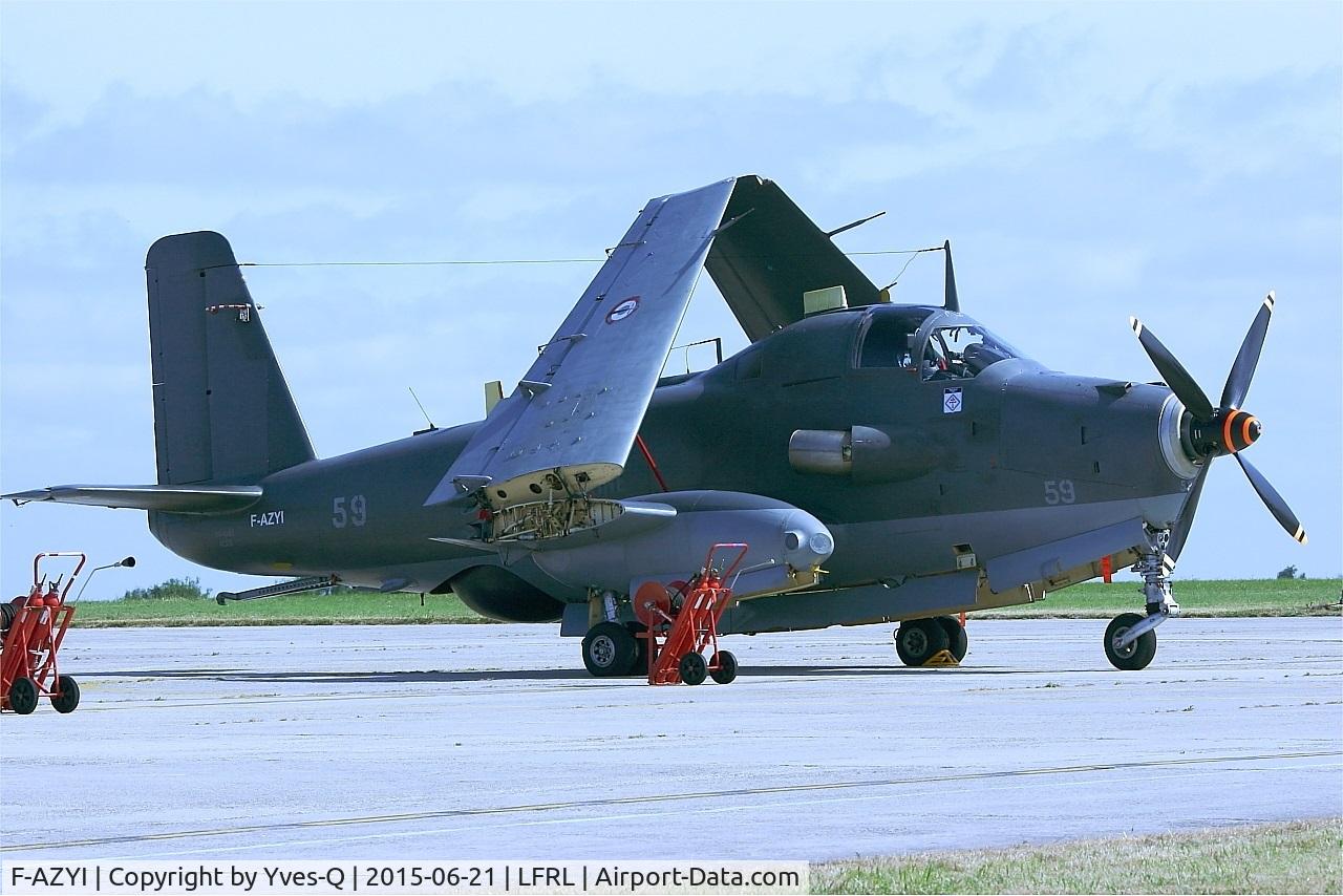 F-AZYI, 1959 Breguet Br.1050 Alize C/N 59, Breguet Br.1050 Alize, Static display, Lanvéoc-Poulmic (LFRL) Open day 2015