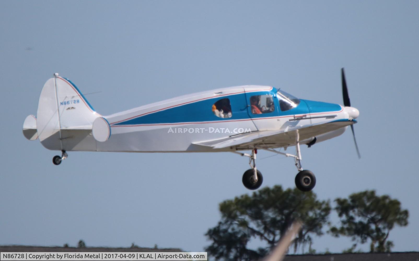 N86728, 1946 Bellanca 14-13-2 Cruisair Senior C/N 1089, SNF LAL 2017