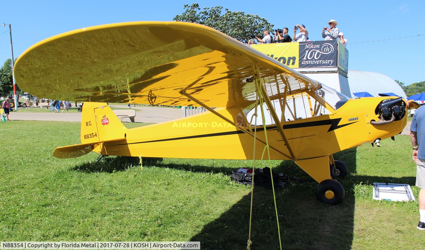 N88354, 1946 Piper J3C-65 Cub Cub C/N 15972, EAA OSH 2017