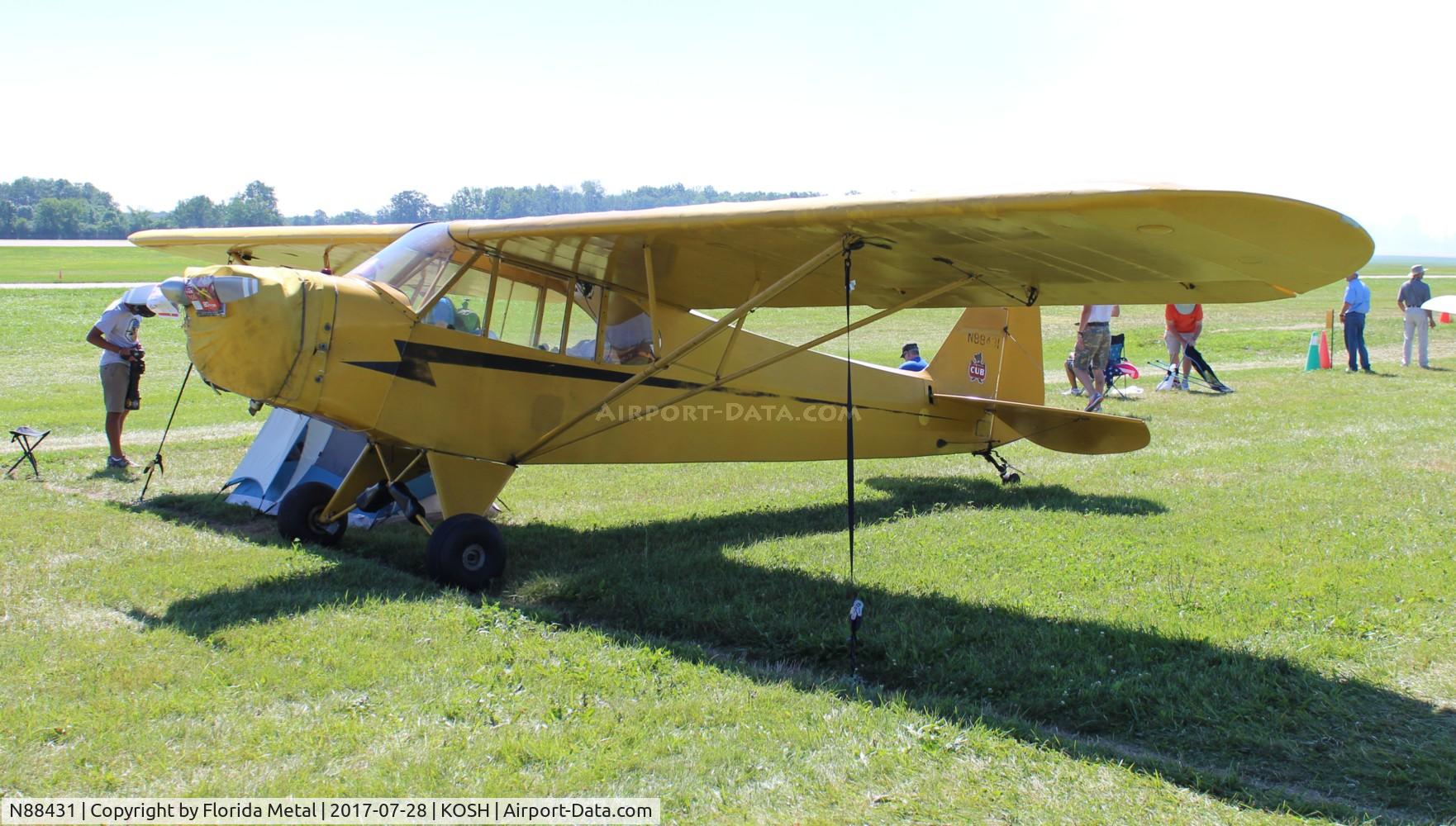 N88431, 1946 Piper J3C-65 Cub Cub C/N 16049, EAA OSH 2017