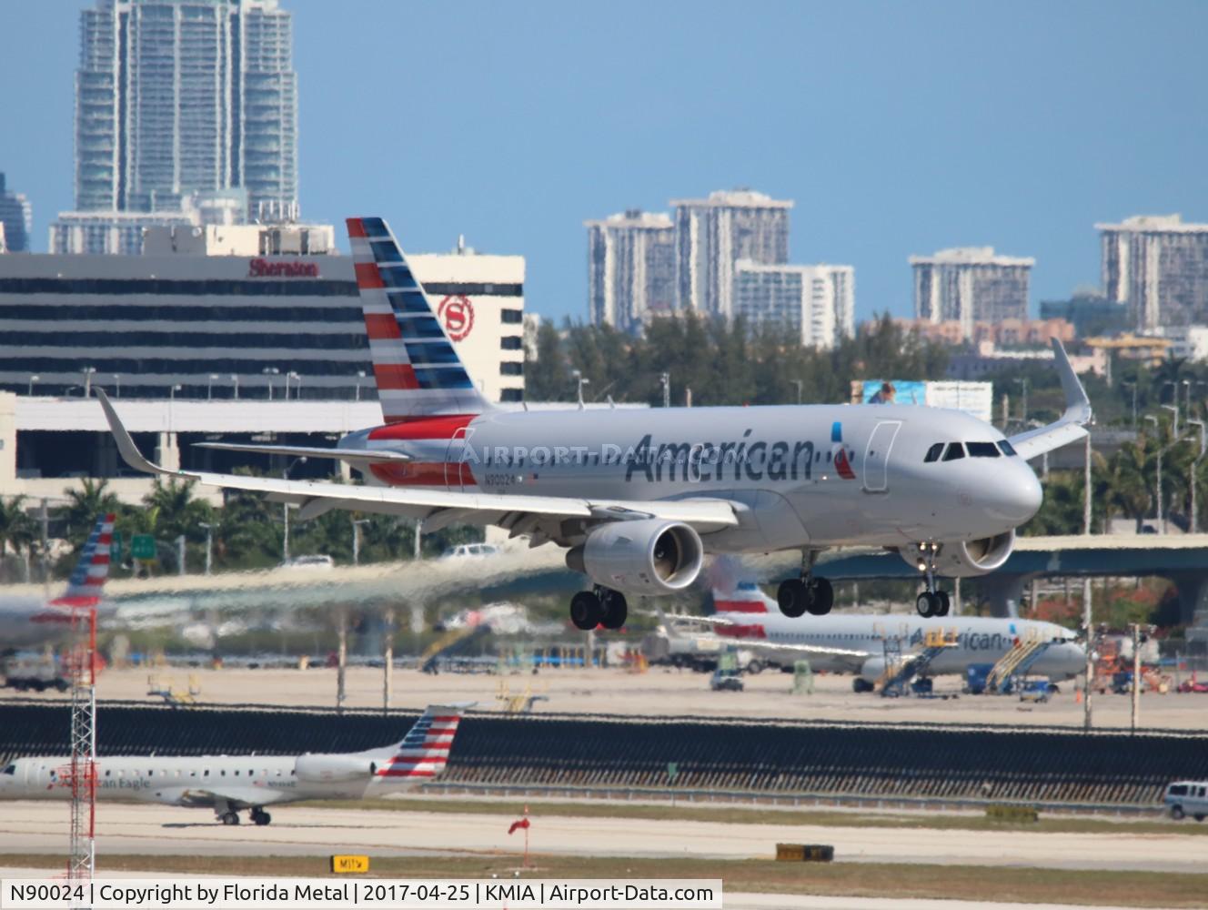 N90024, 2014 Airbus A319-115 C/N 6384, MIA Spotting 2017