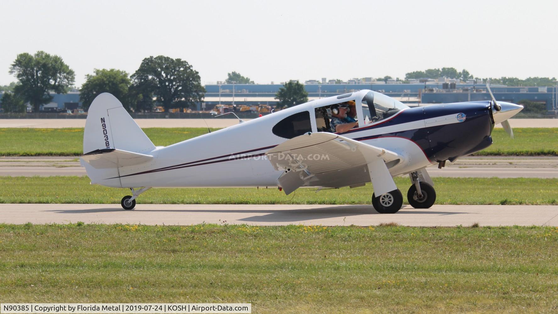 N90385, 1946 Universal Globe GC-1B Swift C/N 399, EAA OSH 2019