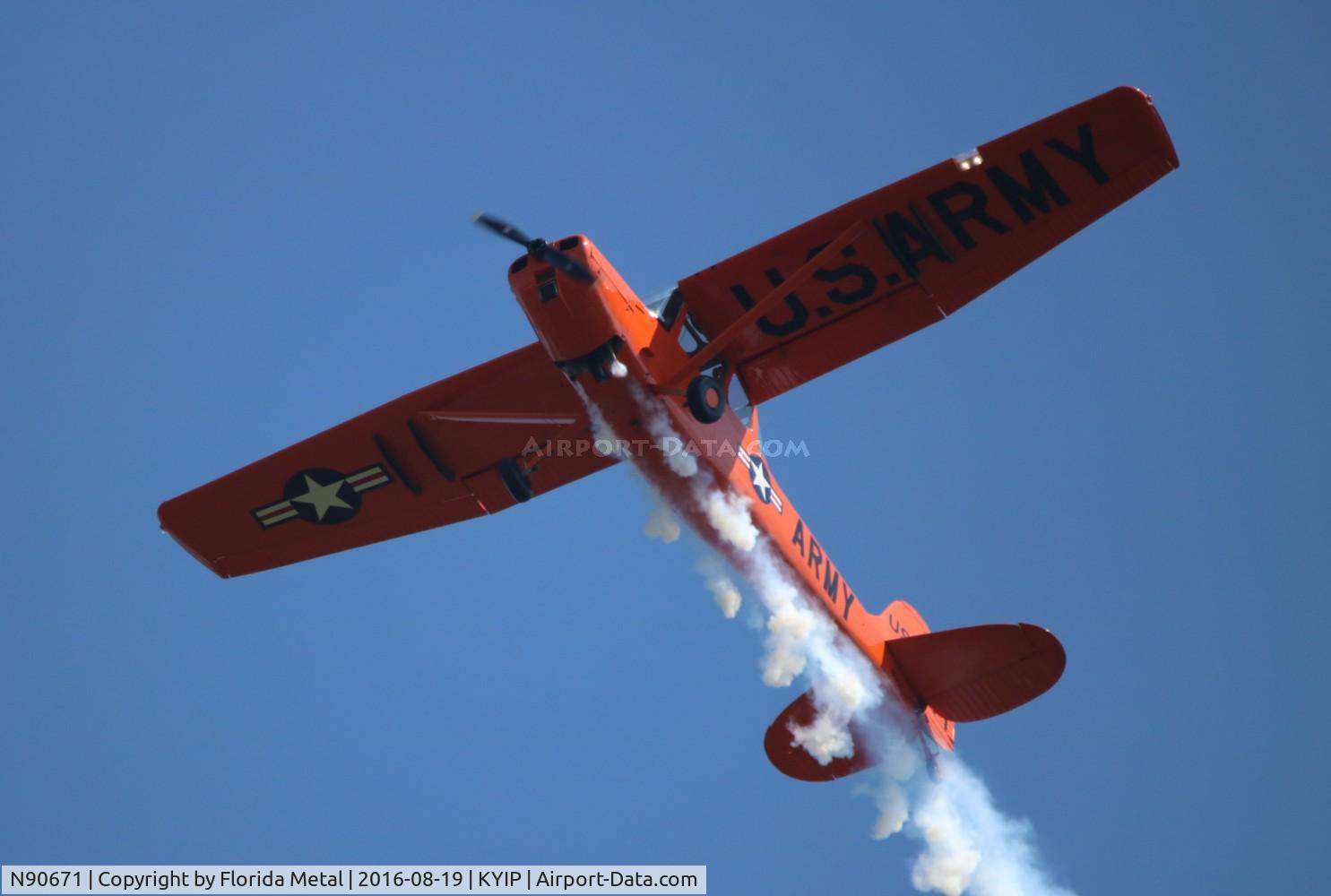 N90671, 1951 Cessna O-1A Bird Dog C/N 22285, TOM YIP 2016
