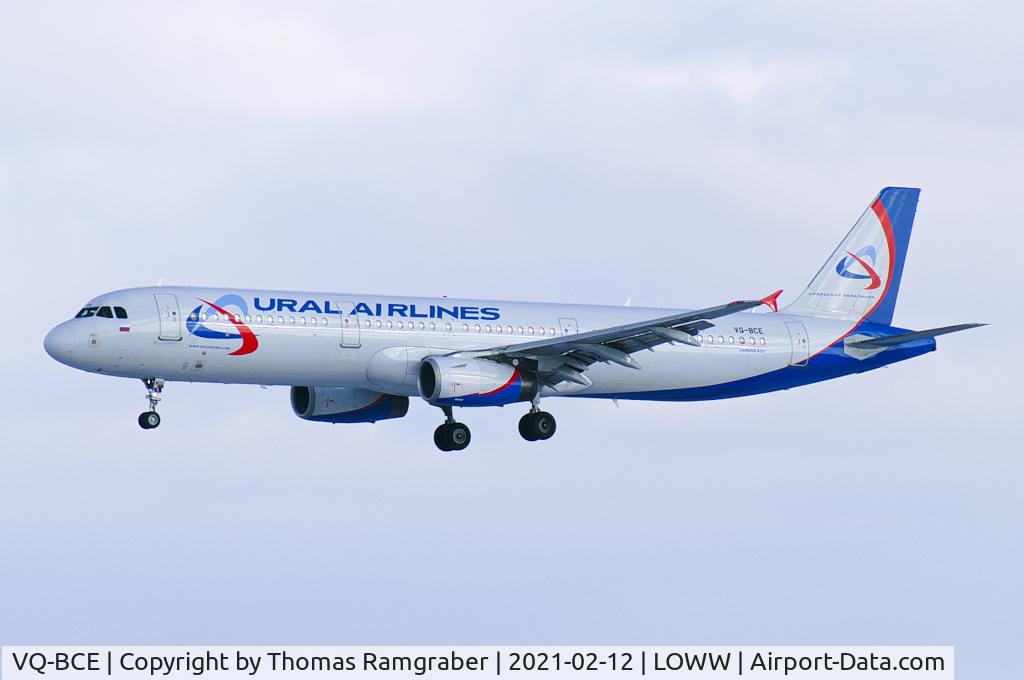 VQ-BCE, 2005 Airbus A321-231 C/N 2590, Ural Airlines Airbus A321