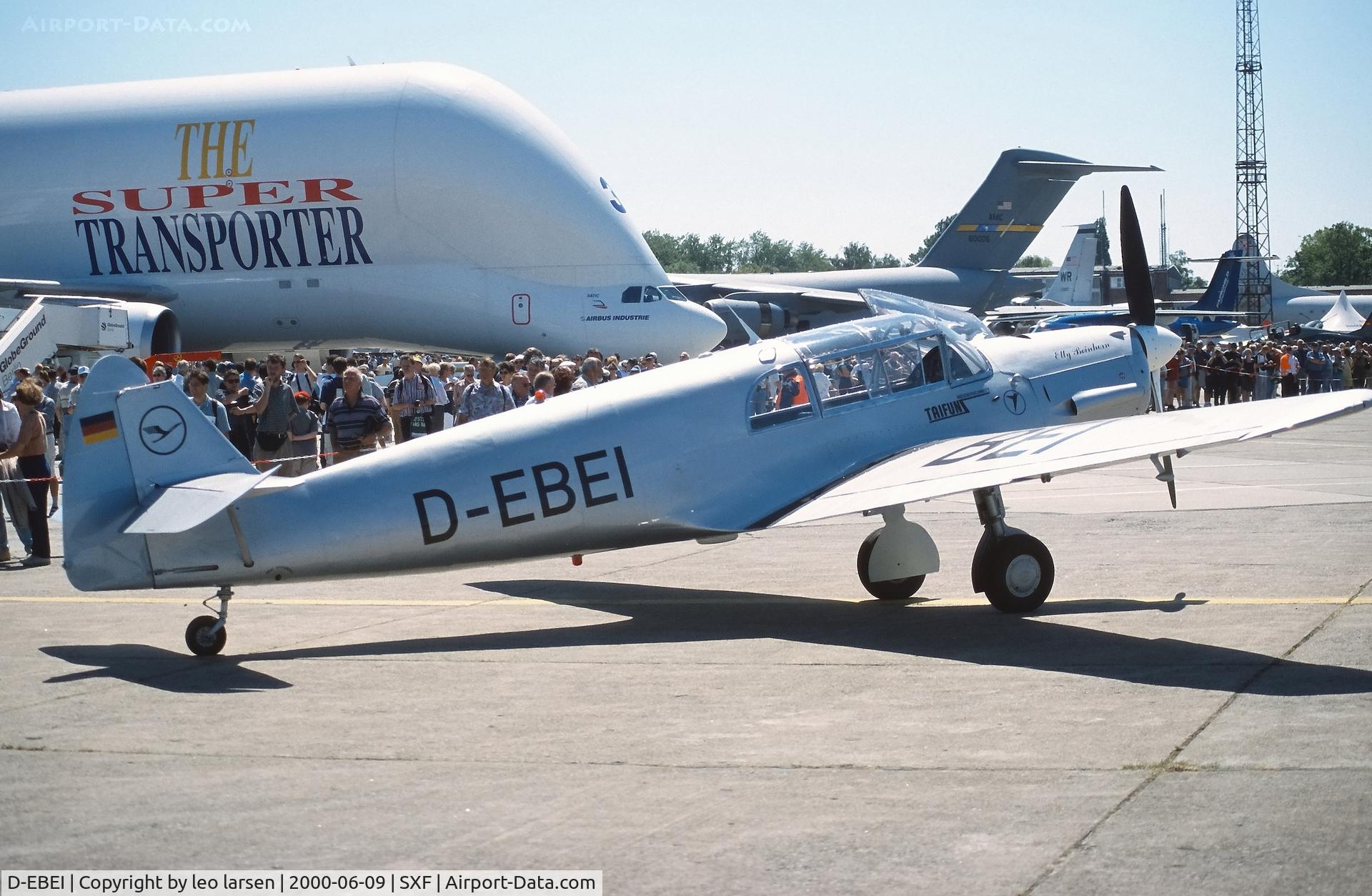 D-EBEI, 1940 Messerschmitt Bf-108B-1 Taifun C/N 2246, Berlin Air Show 9.6.2000