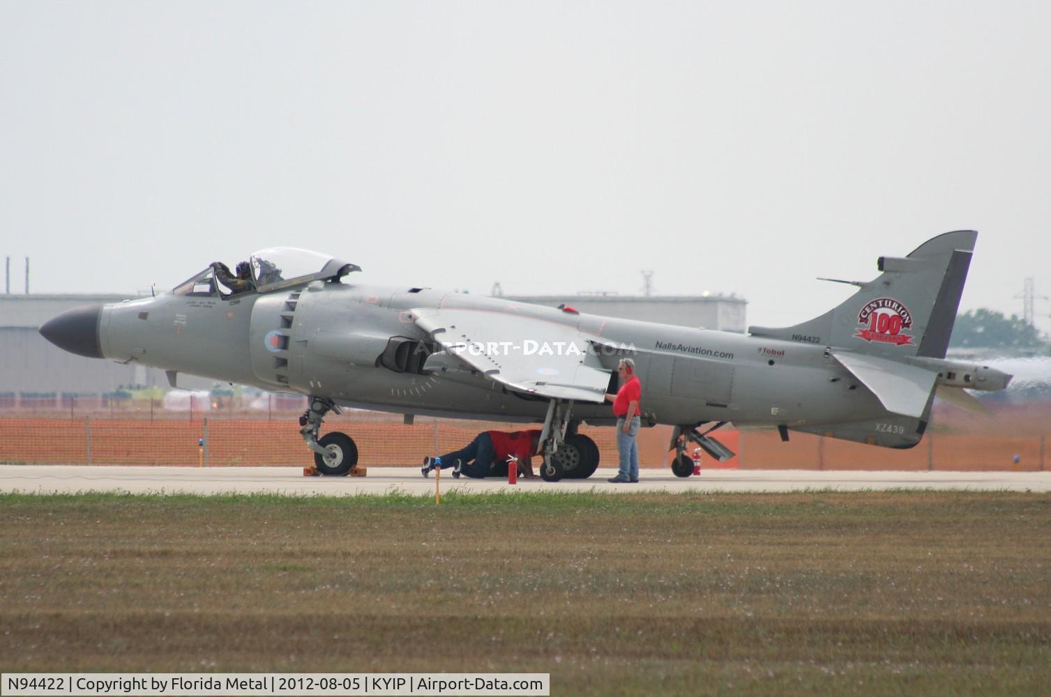 N94422, 1979 British Aerospace Sea Harrier F/A.2 C/N 41H-912002/DB2, TOM YIP 2012