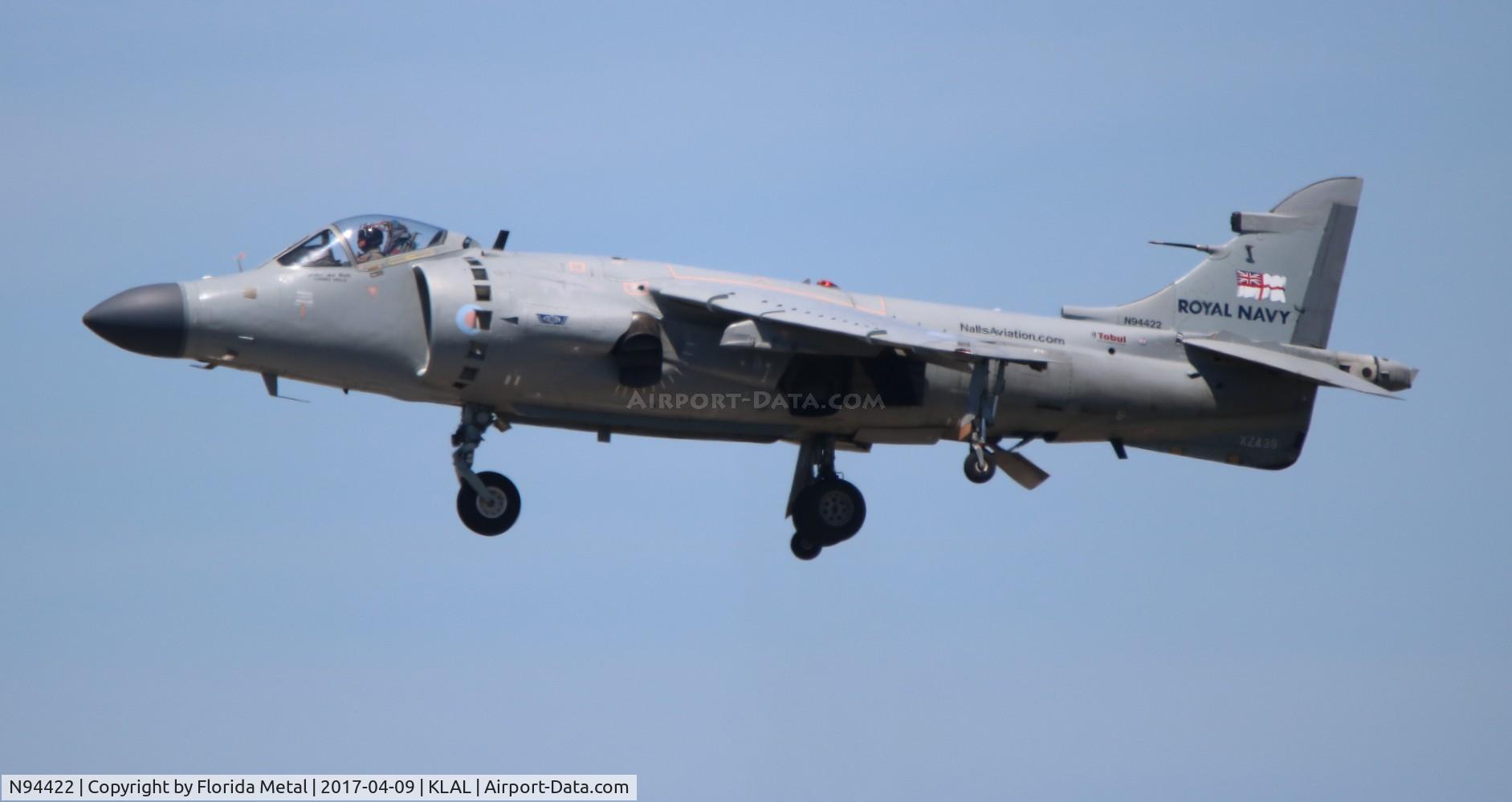 N94422, 1979 British Aerospace Sea Harrier F/A.2 C/N 41H-912002/DB2, SNF LAL 2017