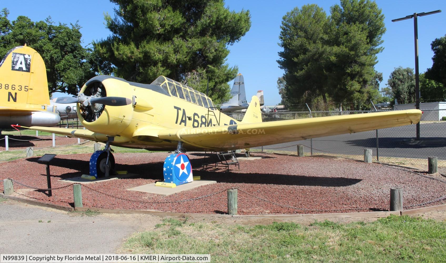 N99839, North American Harvard II C/N 66-2684, Castle AFB 2018